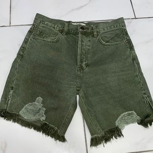 Free People Jean Shorts Size 26